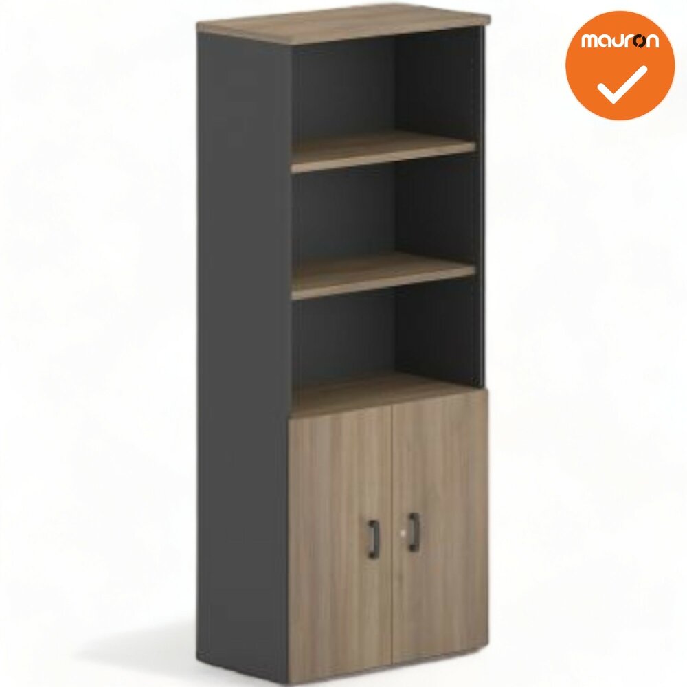Nieuwe Draaideurkast - half open - 196x80x42 - Kleur naar keuze