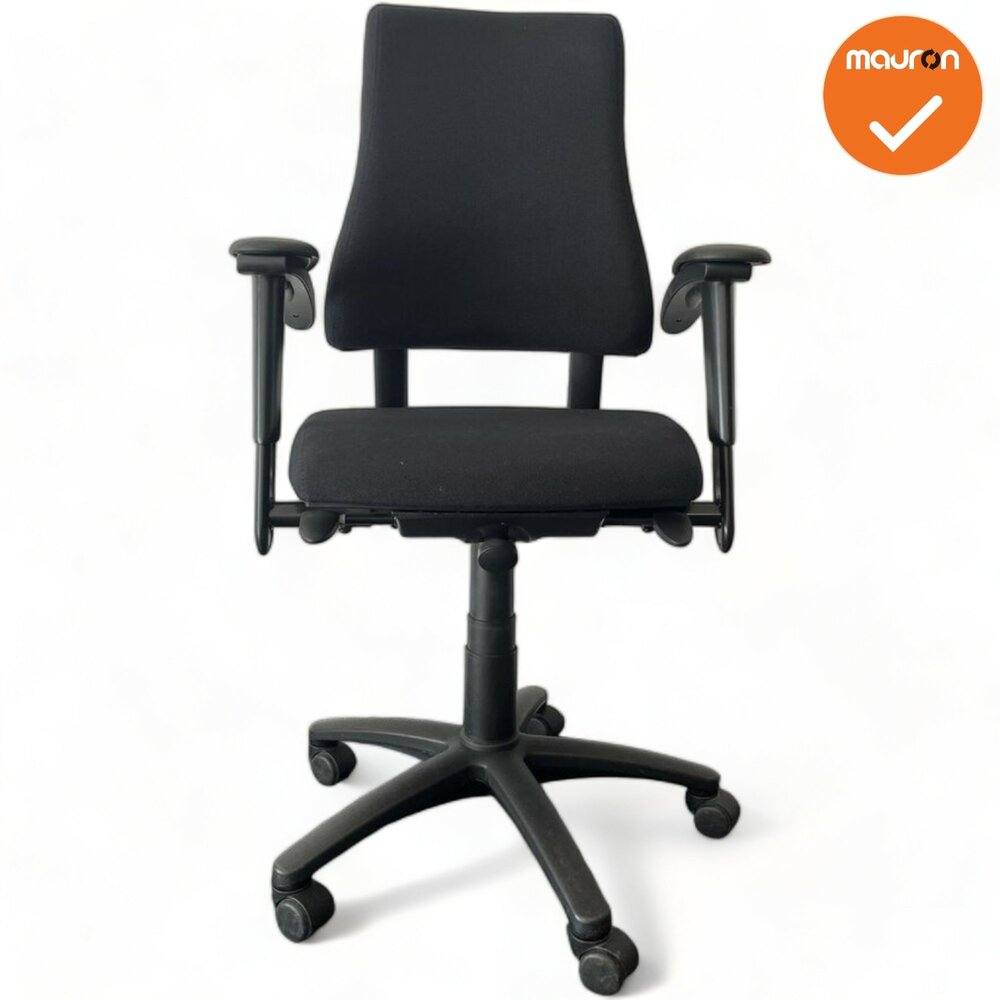 BMA Axia Office Bureaustoel - 8Y 2D armpads - Nieuwe zwarte stoffering