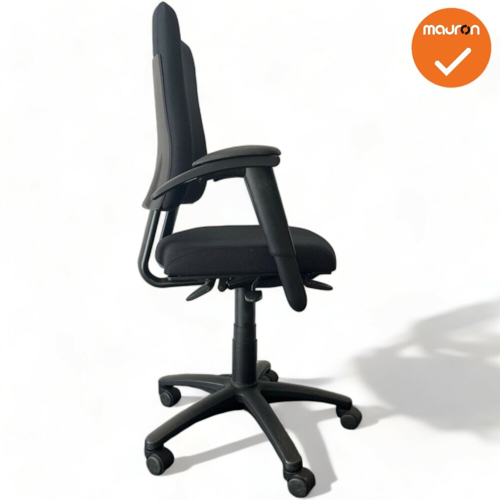 BMA Axia Office Bureaustoel - 8Y 2D armpads - Nieuwe zwarte stoffering