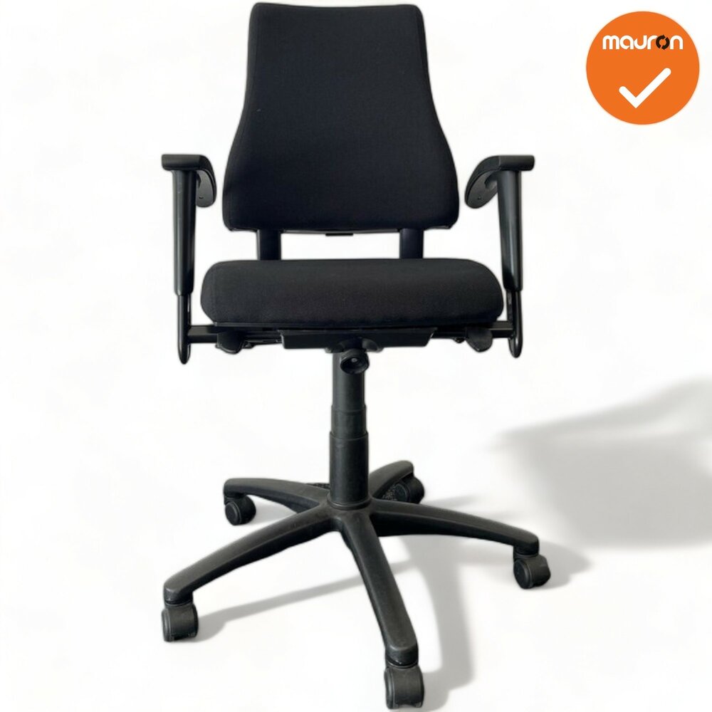 BMA Axia Office Bureaustoel - 8Z 2D armpads - Nieuwe zwarte stoffering