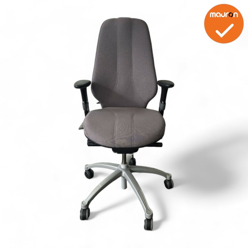 RH Logic 400 - beige stoffering  - Zilvergrijs voetkruis
