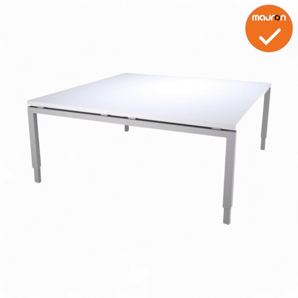 Vergadertafel - 160x160 - 4-Poots - Zelf samenstellen