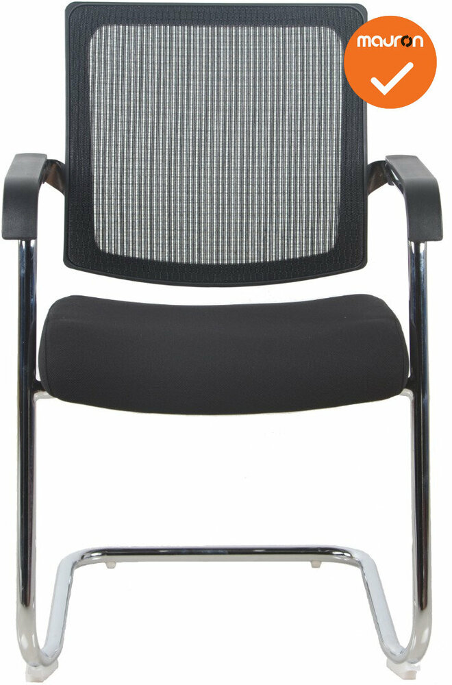 Tallinn - Design/Vergaderstoel - Netweave Zwart