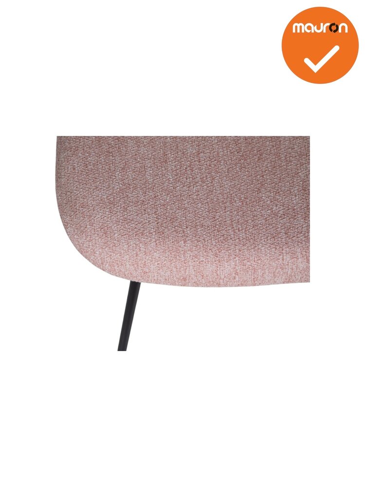 Vergaderstoel Eva - met armleuning - NIEUW - Roze