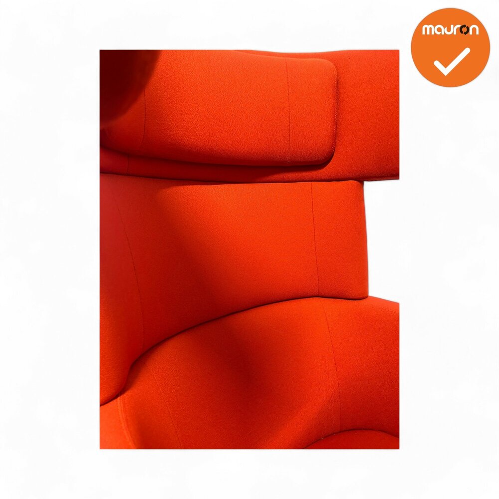 Bene Parcs Wing Chair - Fauteuil - Refurbished - Rood gestoffeerd