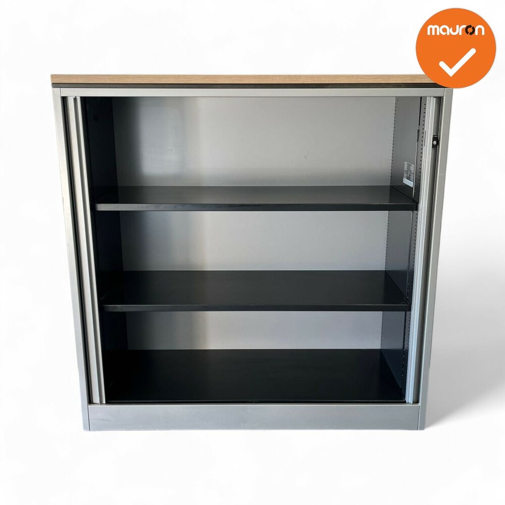 Ahrend Roldeurkast - 120x120x45 - Zilvergrijs 