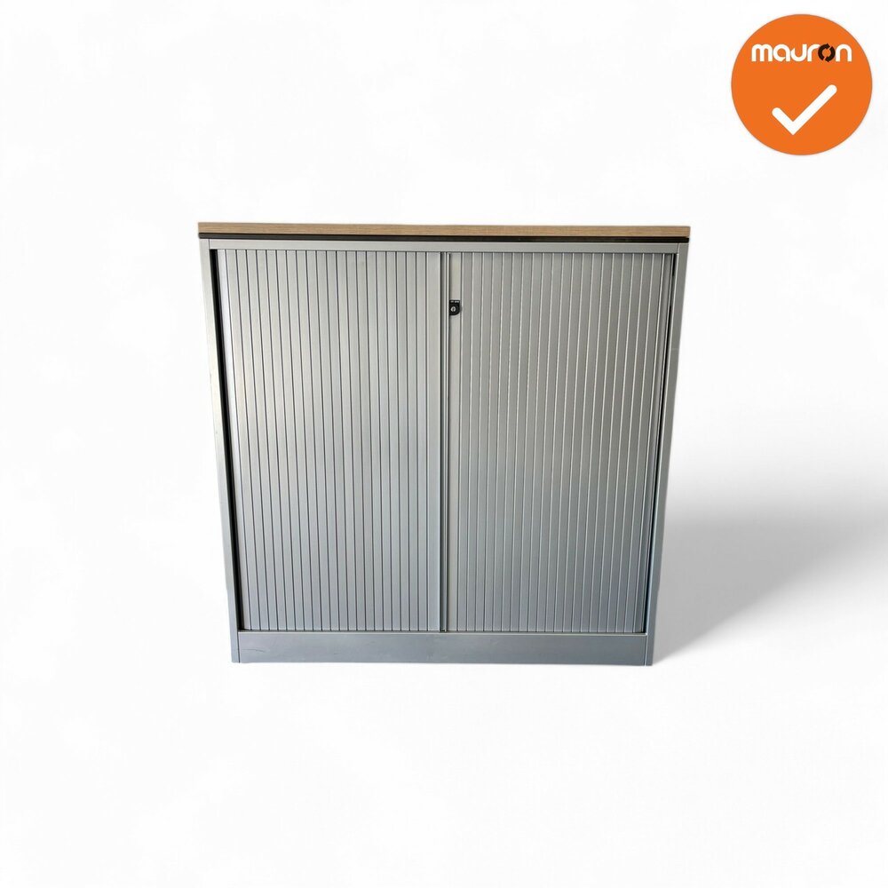 Ahrend Roldeurkast - 120x120x45 - Zilvergrijs 