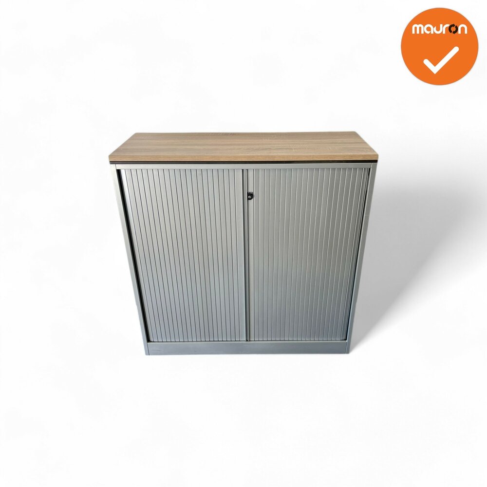 Ahrend Roldeurkast - 120x120x45 - Zilvergrijs 