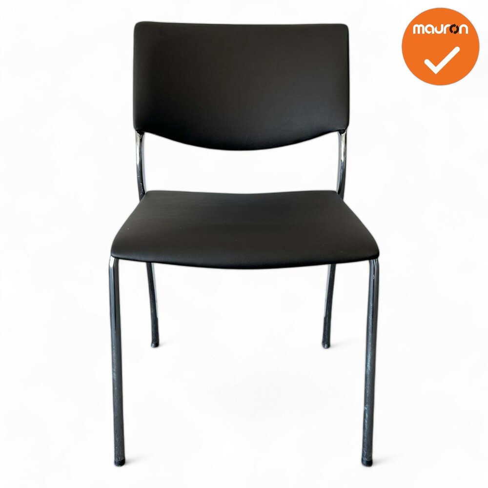 Ahrend Vergaderstoel - 460 - chrome onderstel - Kunstlederen bekleding naar keuze