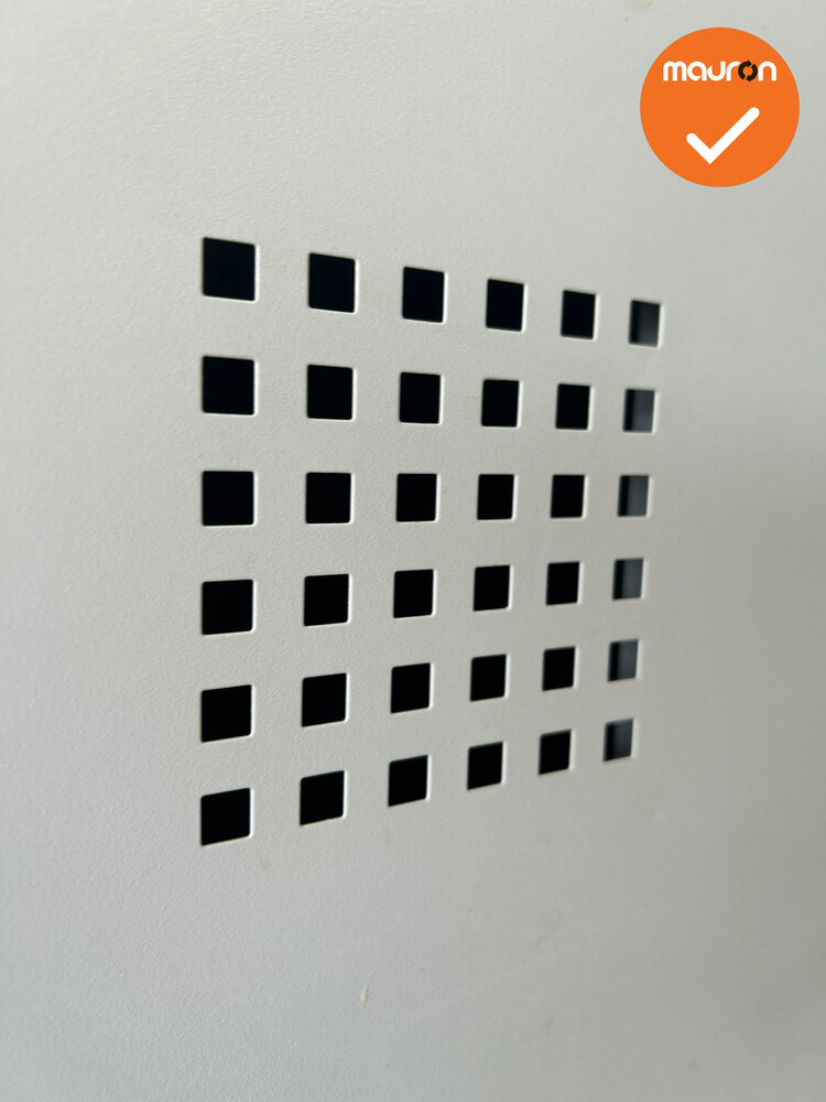 Lockerkast - 180x60x50 - 2 deurs - Zwart met zilvergrijze deuren
