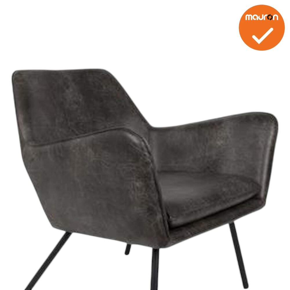Fauteuil ontvangststoel - Salono van West - Donkergrijs