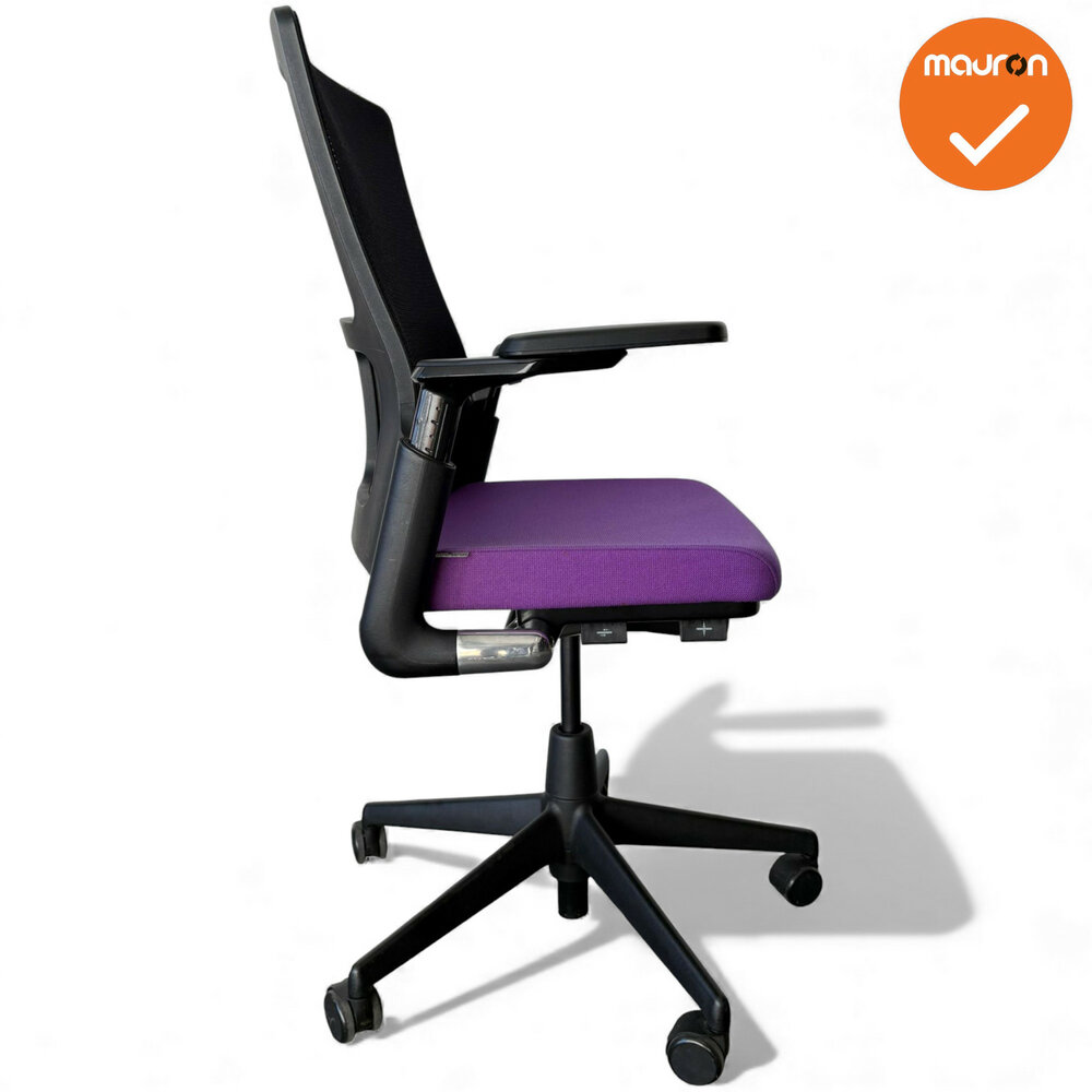 Ahrend 2020 bureaustoel - Medium rug - Zwarte stoffering