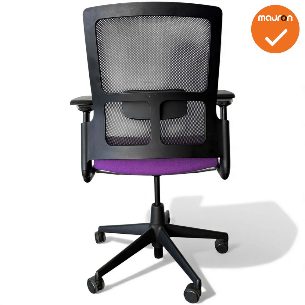 Ahrend 2020 bureaustoel - Medium rug - Zwarte stoffering