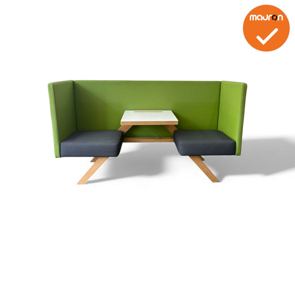 Design Zitmeubel - TOOaPICNIC Hide 110 - Groen met Antraciet