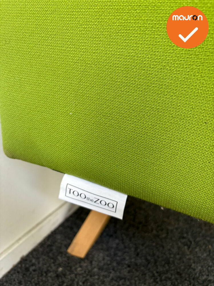 Design Zitmeubel - TOOaPICNIC Hide 110 - Groen met Antraciet