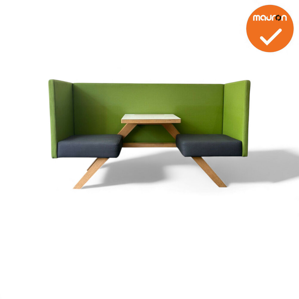 Design Zitmeubel - TOOaPICNIC Hide 110 - Groen met Antraciet