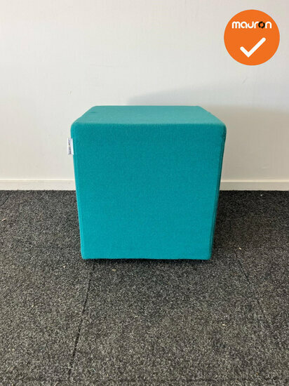 Rohde &amp; Grahl - Poef - met wielen - Turquoise