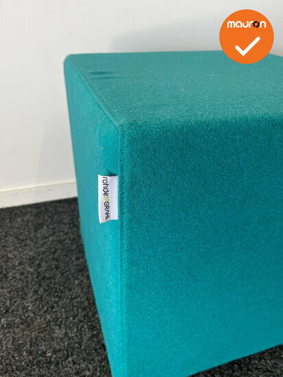 Rohde &amp; Grahl - Poef - met wielen - Turquoise