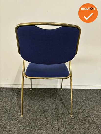 Brunner Vergaderstoel - Blauwe stoffering