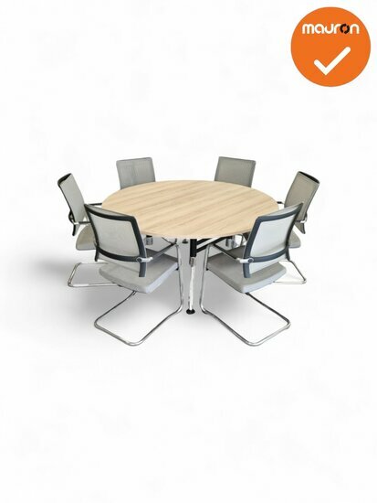Ronde vergadertafel - Mauforce  - &Oslash;200 cm - NIEUW