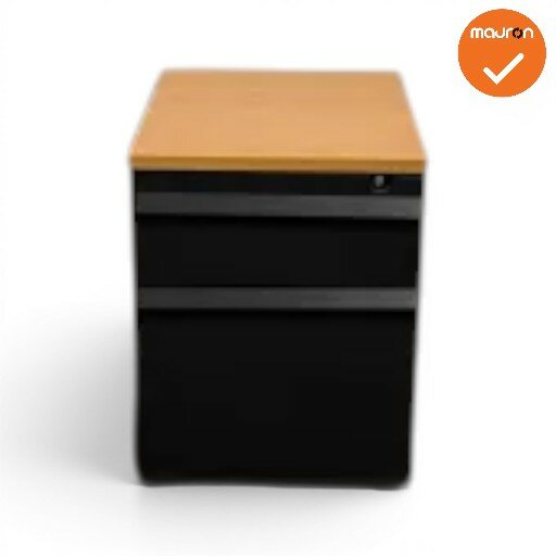 Ladeblok - 57x42x57cm - Antraciet - 2 lades - kunststof front 
