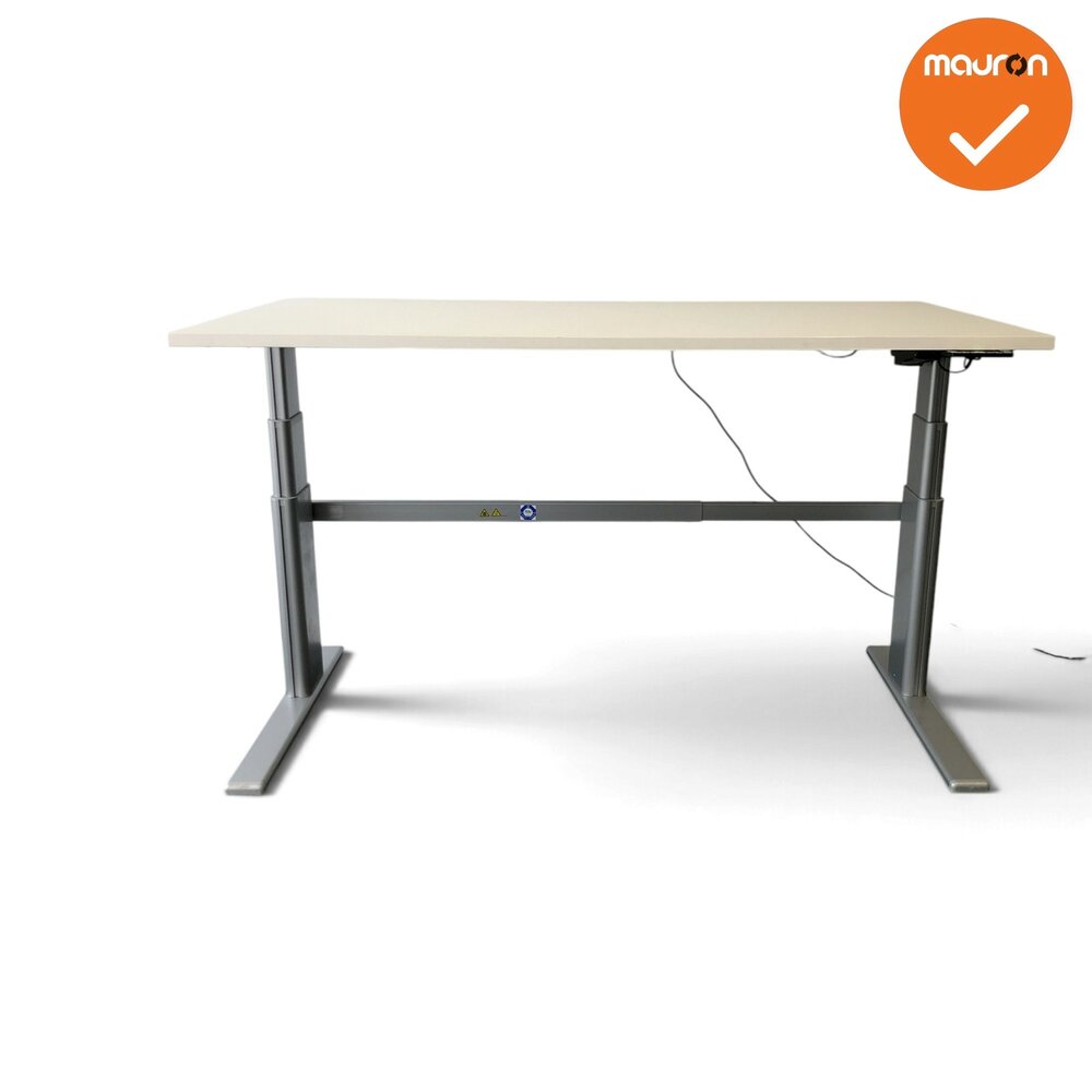 Aluforce Pro 270GT compleet tweedehands elektrisch zit-sta bureau -  nieuw blad naar keuze - zilvergrijs onderstel - maat naar 