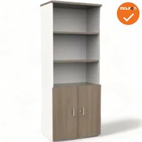 Nieuwe Draaideurkast - half open - 196x80x42 - Kleur naar keuze