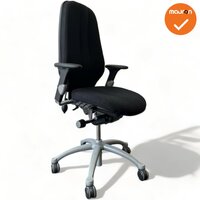 RH Logic 400 Bureaustoel - Nieuwe zwarte stoffering