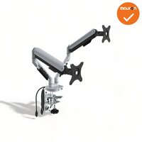 Monitorarm - Inclusief USB - Duo - Kleur naar keuze