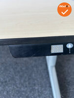 Bureau - Four-Two - Elektrisch - Zilvergrijs - 180x80 - Ahorn