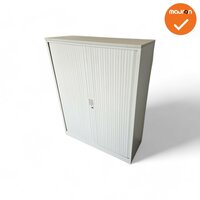 Basic Roldeurkast - 153x120x45 - Wit