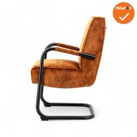 Albany - Vergader/Eetkamerstoel - Adore Cognac