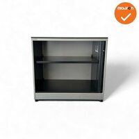 Ahrend Roldeurkast - 74x80x45 - zilvergrijs