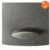 Haworth Comforto 55 Bureaustoel - Nieuwe zwarte stof - Chroom