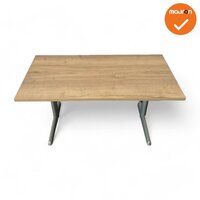 Ahrend 500 Elektrisch verstelbaar bureau - Nieuw blad naar keuze - 120x60cm - Zilvergrijs onderstel