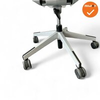 Giroflex Bureaustoel - 68-7509 - Zwart - Zilvergrijs voetkruis