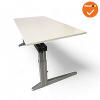 Ahrend Essa bureau - Handmatig - Zilvergrijs