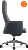 Style Bureaustoel - Coupon leer - Aluminium voetkruis