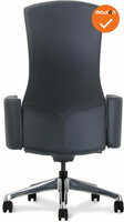 Style Bureaustoel - Coupon leer - Aluminium voetkruis