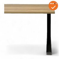 Hoekbureau - Zit-Sta - 180x160 - Steelforce Pro 670 SLS - Rechte hoek - Bladkleur naar keuze