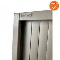 Ahrend Roldeurkast - 195x120x45 - Zilvergrijs - Zilvergrijze deuren
