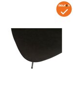 Vergaderstoel Eva - met armleuning - NIEUW - Zwart