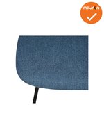 Vergaderstoel Eva - met armleuning - NIEUW - Blauw