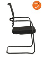 Vergaderstoel Flitz - NIEUW - Zwart 