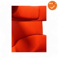 Bene Parcs Wing Chair - Fauteuil - Refurbished - Rood gestoffeerd