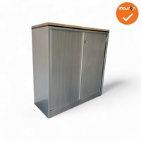 Ahrend Roldeurkast - 120x120x45 - Zilvergrijs 