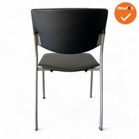 Ahrend Vergaderstoel - 460 - grijs onderstel - Kunstlederen bekleding naar keuze