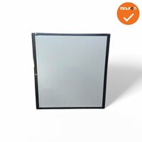 Roldeurkast - B-keuze - Basic - 135x127x45 - Zwart met grijze deur - 1 roldeur 