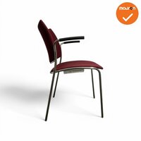 Vergaderstoel - Casala - Rood gestoffeerd