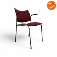 Vergaderstoel - Casala - Rood gestoffeerd